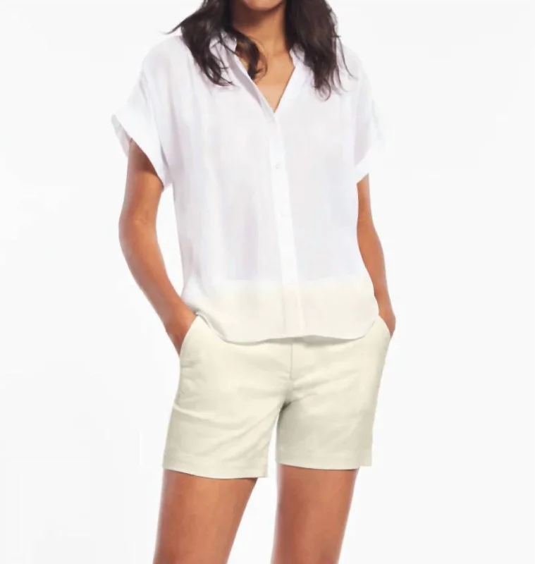 Classic Clothes For Women Mitchell Chino Short In Sand