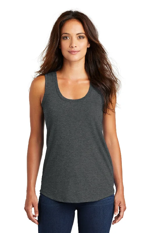 Women's Casual Clothing For Lounging District Womens Perfect Tri Tank Top - Black Frost