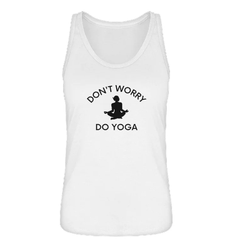 Best Deals Of The Season Dont Worry Do Yoga 100% Bio Tank Top