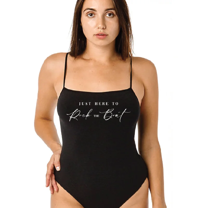 Exclusive Discounts Women's EB "Just Here To Rock The Boat" Bodysuit