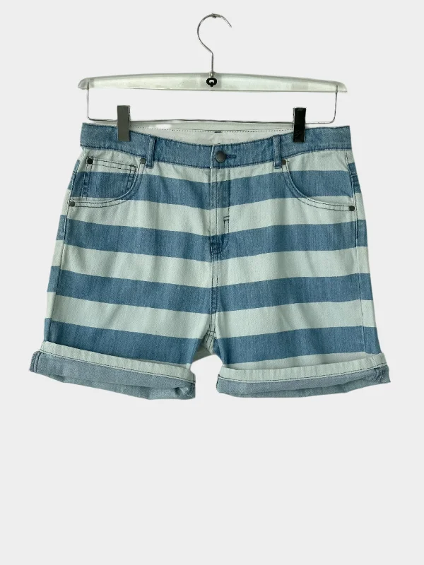 Women's Clothing Apparel Sets Striped Shorts