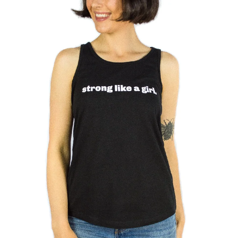 Hot Brand Discounts Strong Like a Girl Tank Top