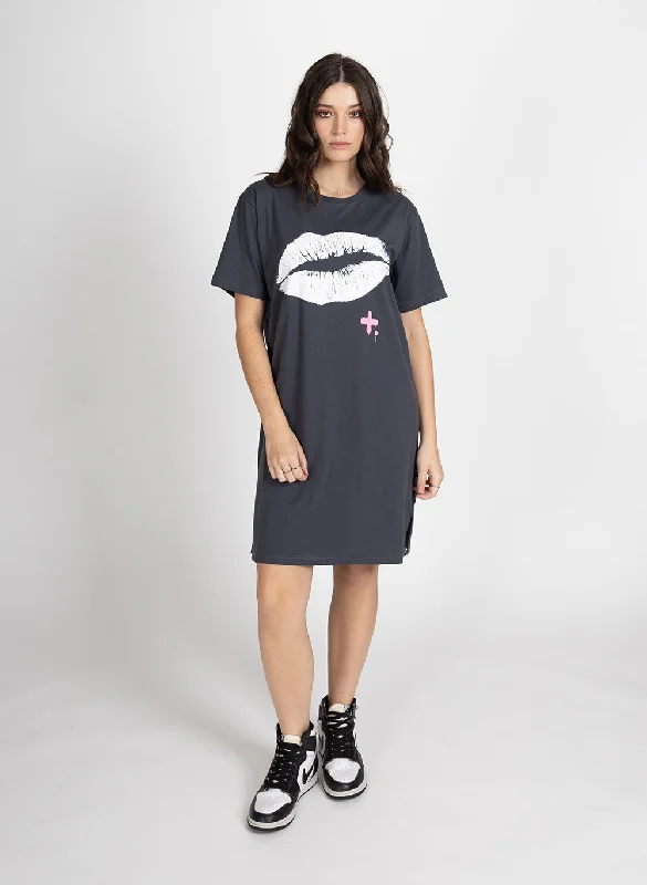 Polished Style Deals Rush Dress - Lips