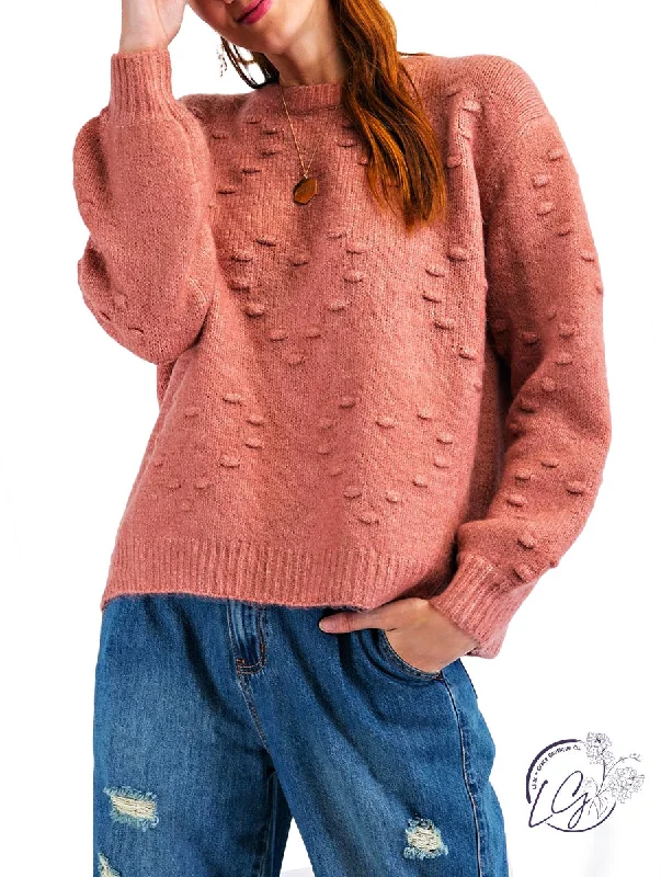 Shop Sale Items Hey There Textured Knit Sweater