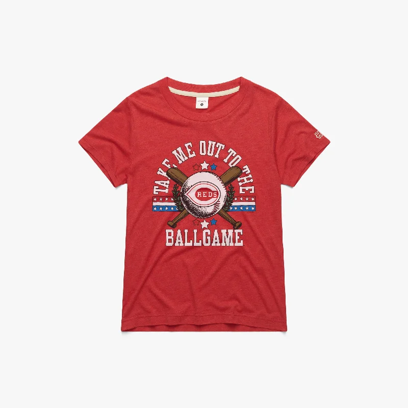 Absurdly Cheap Sale Women's Cincinnati Reds Take Me Out To The Ballgame