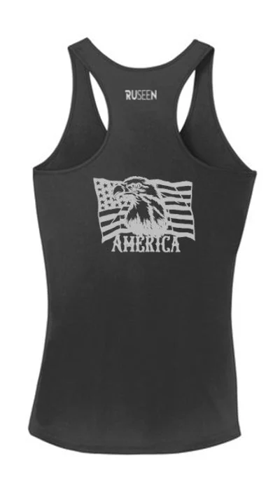 Women's Tops And Clothing Women's Reflective Tank Top - America