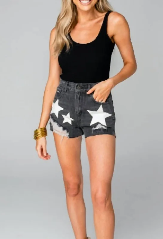 Women's Vintage Clothes Dawson Short In Black