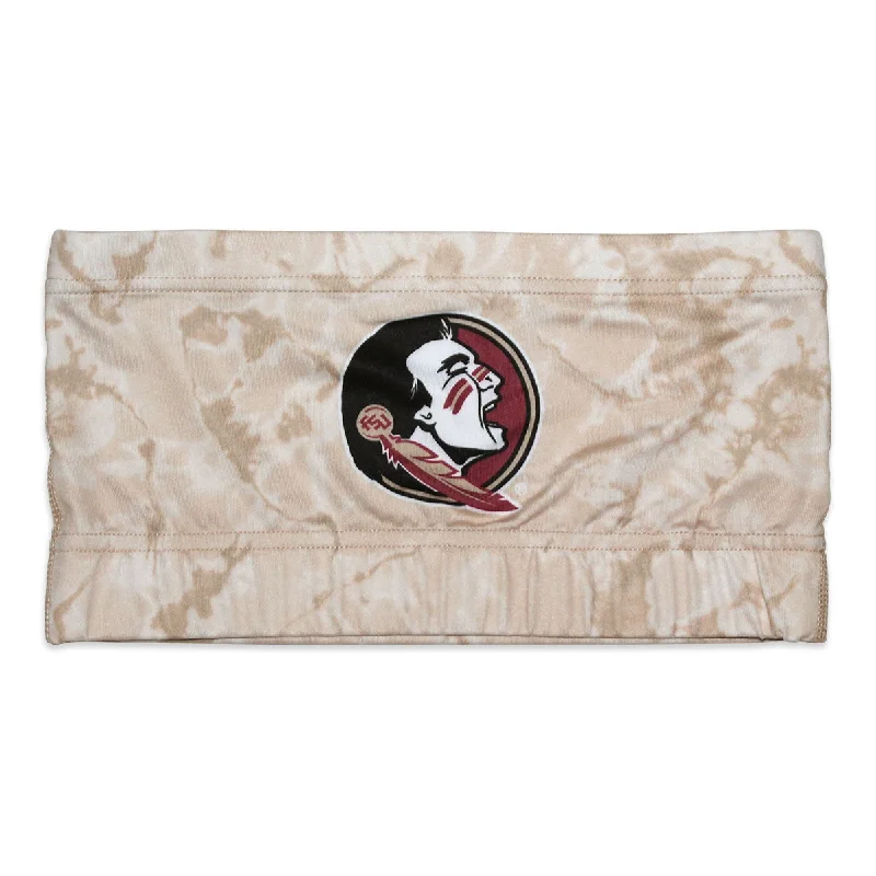 Chic & Cozy Collection ZooZatz Women's Seminole Logo Vapor Print Bandeau - Gold