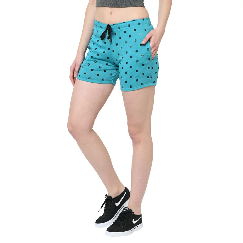 Get The Latest Trends Mack Jonney Ferozi Color Shorts For Women