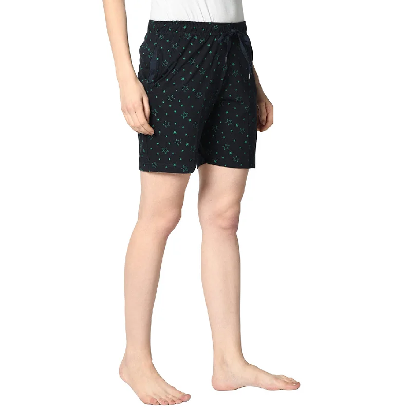 Quick Grab Deals Mack Jonney Blue Shorts For Women's