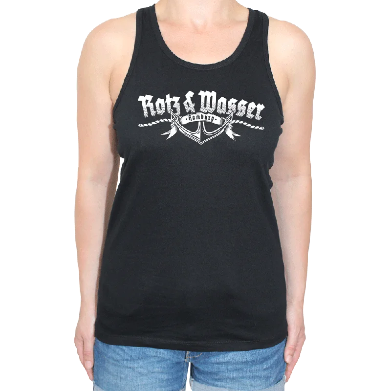 Step Ahead, Lead The Trend Rotz und Wasser "Kompass" Girly Tank Top