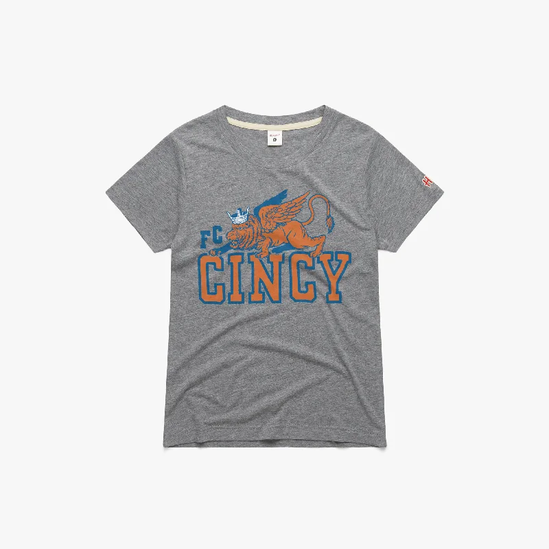 Chic Style Discounts Women's FC Cincy Lion And Crown