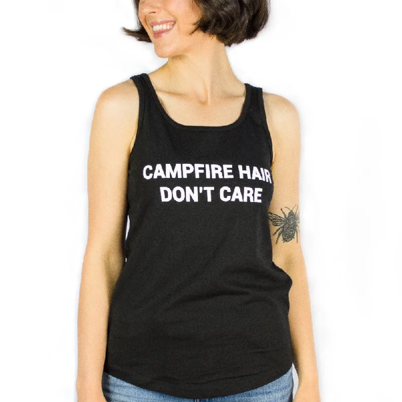 Limited Stock, Big Discounts Campfire Hair, Don't Care Tank Top