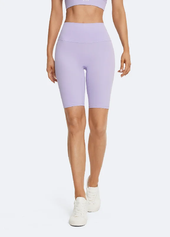 Trendy Looks On Sale Lavender Bike Shorts