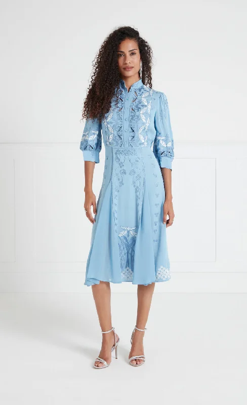 Clearance Sale, All Cheap Daphne Dress - Wedgewood Blue