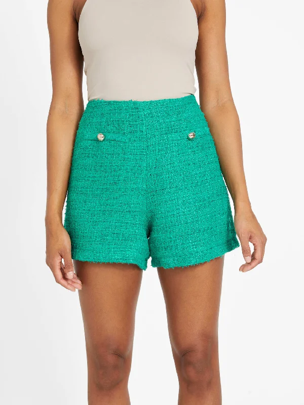 Women's Contemporary Clothing Dianne Boucle Tweed Shorts