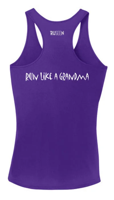 Inspired By You, Designed For You Women's Reflective Tank Top - Run Like a Grandma