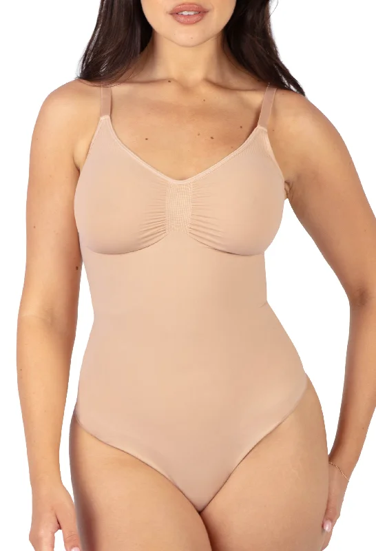 Sustainable Women's Clothes Shapewear Bodysuit G-String | BodySleek