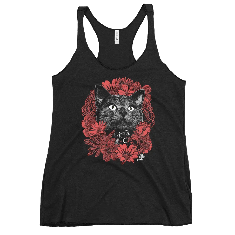 Contemporary Fashion Sale CATSOMMAR Red Flower Women's Racerback Tank