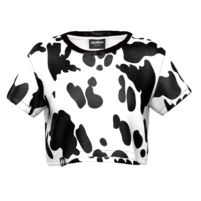 Easy Elegance Sales Cow Crop Top