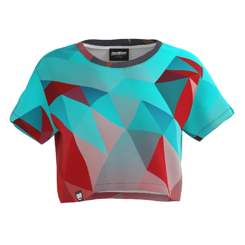 Stay Ahead In Style Cubes Mars Crop Top