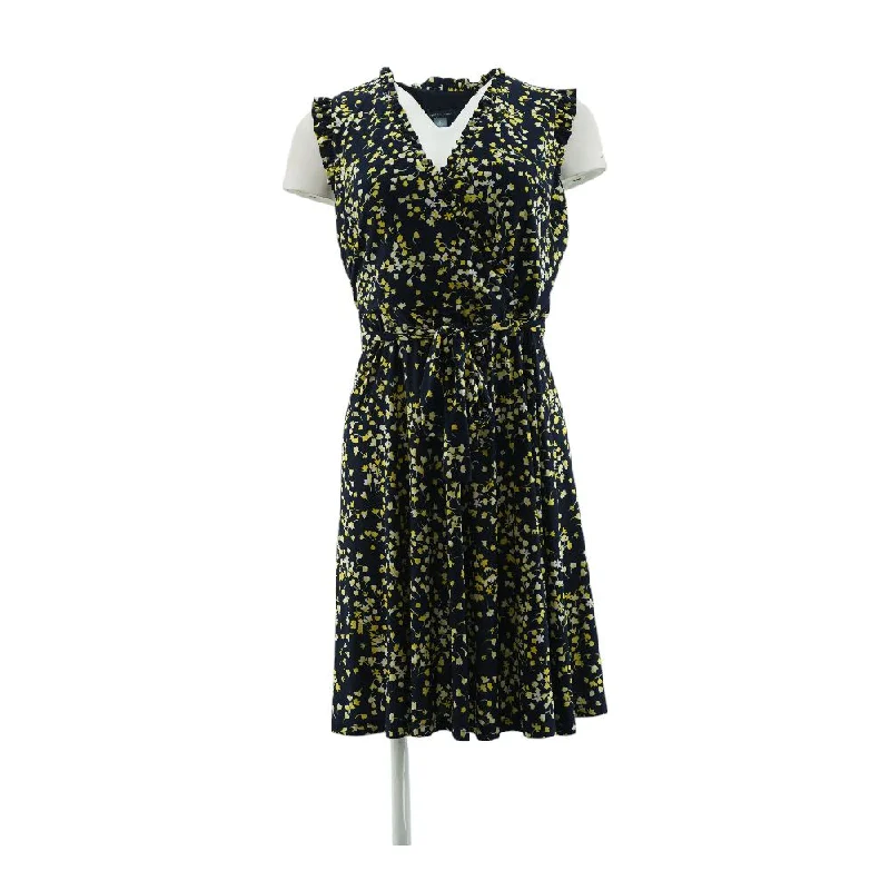 Crazy Discounts, Hurry Up Navy Floral Midi Dress