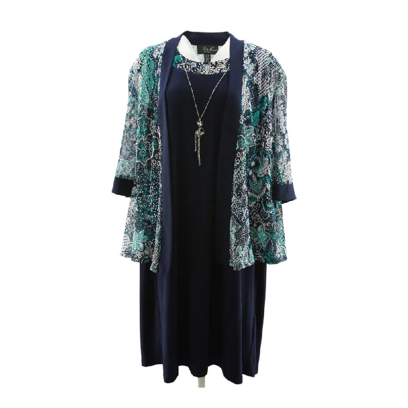 Hot Sale Navy Floral Midi Dress