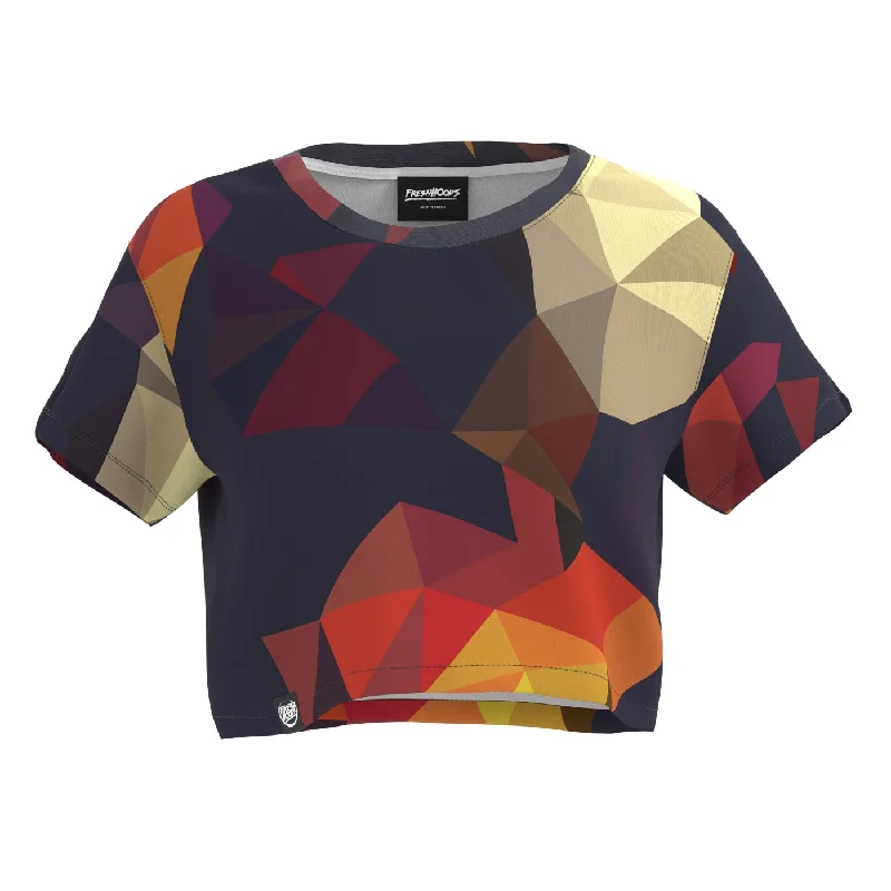 Trendy Threads Cubes Crop Top